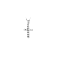 Halskette CikOrefice Gioielli in Weißgold Diamante 0.10 Ct CRF-11P/1 - CRF-11P/1